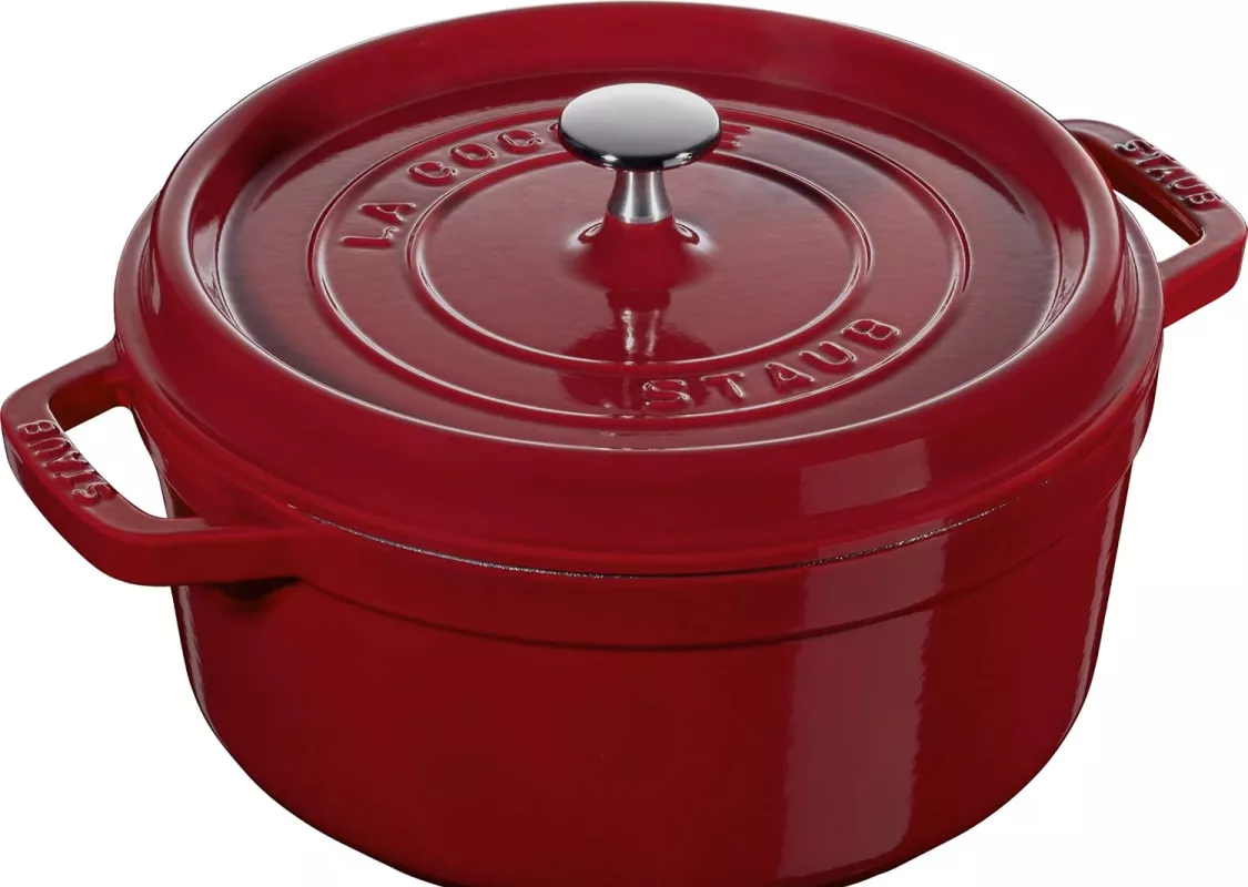 Litinový hrnec s poklicí STAUB La Cocotte, 24 cm / 3,8 l, různé barvy: - Bordó - červená