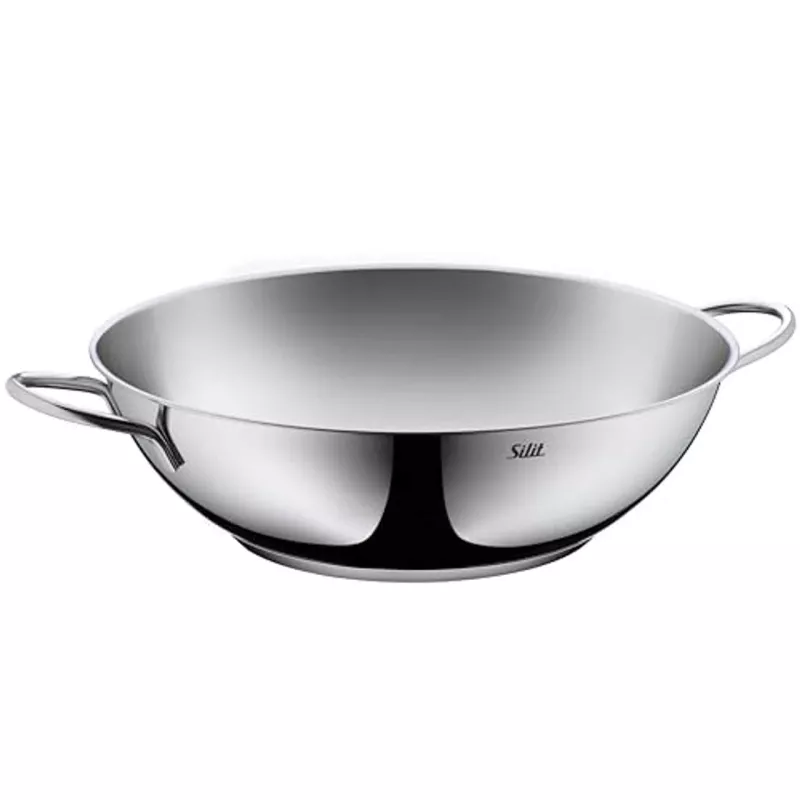 Pánev WOK Silit, indukce, stříbrná,32cm
