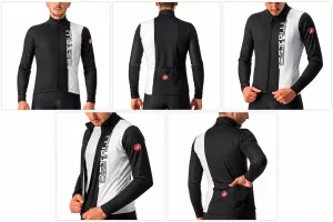 Pánský cyklistický dres CASTELLI TRAGUARDO s dlouhým rukávem, zateplený, vel.XS