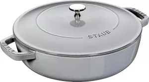 Pekáč STAUB se samopodlévací poklicí, 28cm, šedý 3,7l 