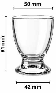 Skleněné kalíšky na vajíčka Krosno, 6 kusů Glasmark KROSNO Skleněné kalíšky na vajíčka Krosno, 6 kusů Glasmark KROSNO