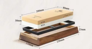Brusný kámen na nože XINZUO 1000/5000 –oboustranný korundový brousek