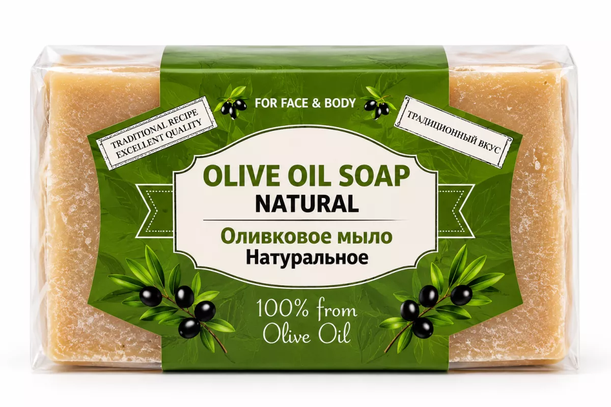 Přírodní olivové mýdlo NATURAL 250g, KYPR CHARILAOU BROS LTD