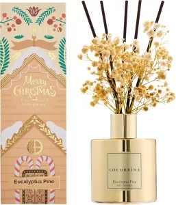 Vonný difuzér se sušenými květy 200 ml – Eucalyptus Pine, COCORRÍNA