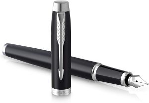 Parker Royal IM - luxusní plnící pero  s laserovým gravírováním,varianty | Písmo 1, Písmo 2, Písmo 3, Písmo 6, Písmo 7, Písmo 8, Bez gravírování