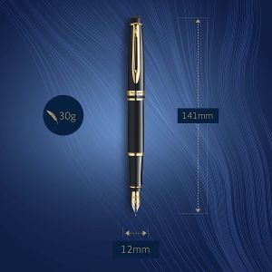 Plnicí pero WATERMAN Expert Deluxe s částmi ze 23karat. zlata nebo chrom, varianty