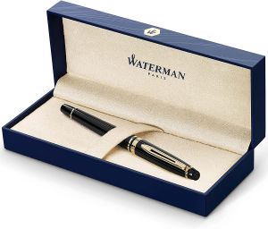 Plnicí pero WATERMAN Expert Deluxe s částmi ze 23karat. zlata nebo chrom, varianty