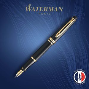 Plnicí pero WATERMAN Expert Deluxe s částmi ze 23karat. zlata nebo chrom, varianty | Zlatá , Stříbrná 