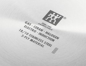 Pánev Zwilling Wok Plus, 3vrstvý materiál, 32 cm
