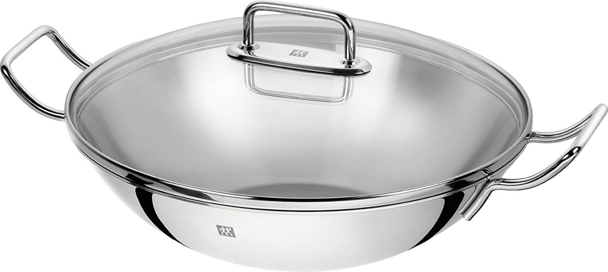 Pánev Zwilling Wok Plus, 3vrstvý materiál, 32 cm