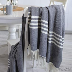 Luxusní Merino vlněná deka Linen & Cotton 140x200cm