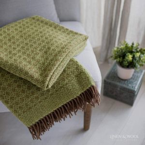 Luxusní vlněná deka Linen & Cotton, novozélandská vlna 140x200cm Linen & Cotton LTD