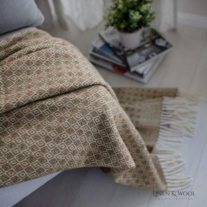 Luxusní vlněná deka Linen & Cotton, novozélandská vlna 140x200cm Linen & Cotton LTD