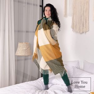 Vlněná merino deka LoveYouHome,140x200cm LoveYouHome Vlněná merino deka LoveYouHome,140x200cm LoveYouHome