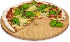 Prkénko na pizzu RELAXDAYS Ø 33 cm z bambusu 