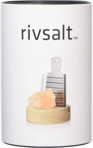 Slánka RIVSALT s krystalem pravé himálajské soli a struhadlem,varianty | Malá, Velká
