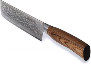 Profesionální nůž WAKOLI Nakiri , čepel 18cm, japonská damašková ocel