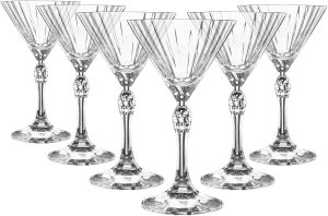 Sada sklenic Bormioli Rocco Art Deco 6dílná sada,křišťálové sklo, varianty