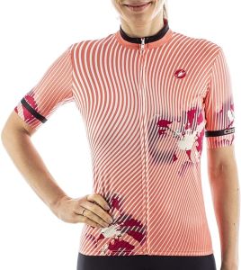 CASTELLI  PRIMAVERA JERSEY-dámský cyklistický dres,Peach s krátkým rukávem,vel.XL