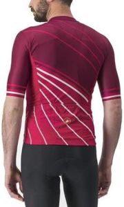 Cyklistický dres CASTELLI SPEED STRADA, červený s krátkým rukávem,vel.XL