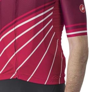 Cyklistický dres CASTELLI SPEED STRADA, červený s krátkým rukávem,vel.XL