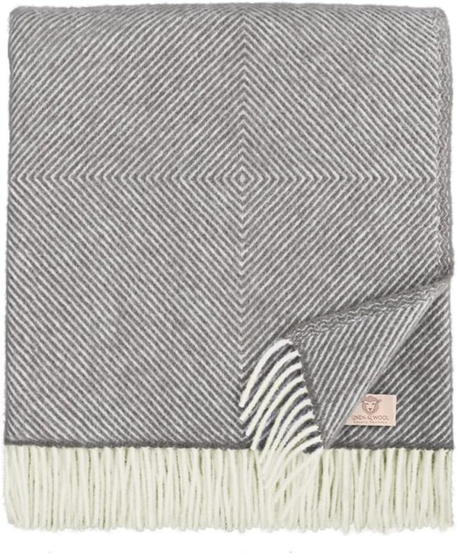 Luxusní vlněná deka Linen & Cotton, novozélandská vlna 140x220cm Linen & Cotton LTD