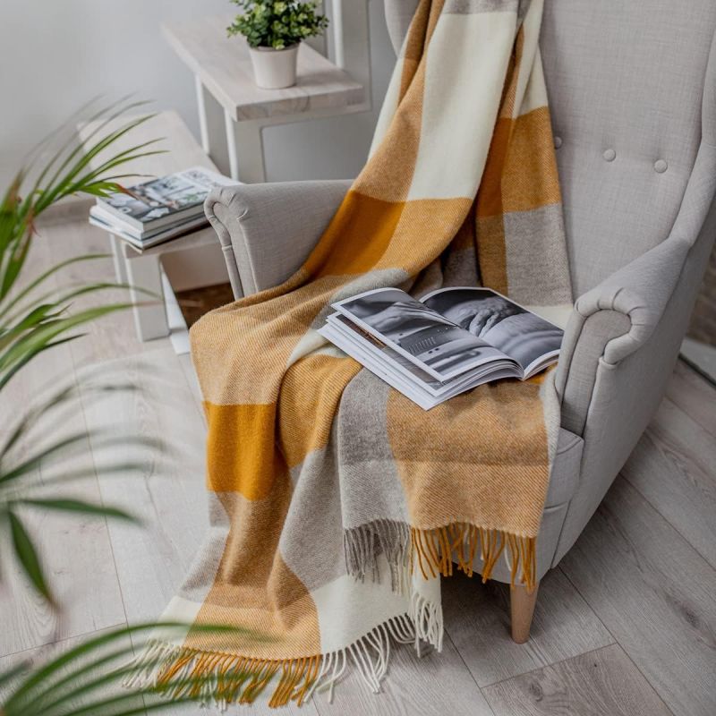 Luxusní vlněná deka Linen & Cotton, novozélandská vlna 140x200cm Linen & Cotton LTD