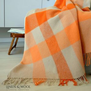 Luxusní vlněná deka Linen & Cotton, novozélandská vlna 140x200cm Linen & Cotton LTD