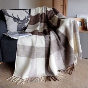 Luxusní vlněná deka Linen & Cotton, novozélandská vlna 140x200cm Linen & Cotton LTD