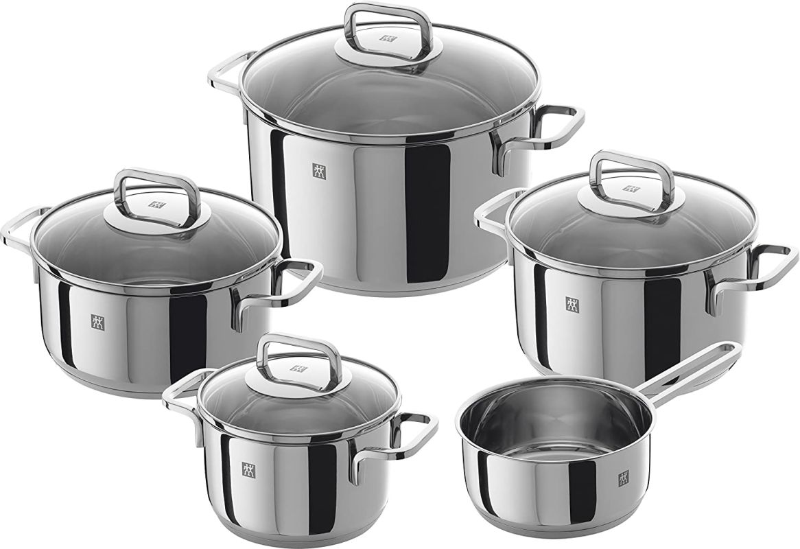 Sada hrnců ZWILLING- QUADRO 5ks,varianty - 4ks hrnců+rendlík ZWILLING