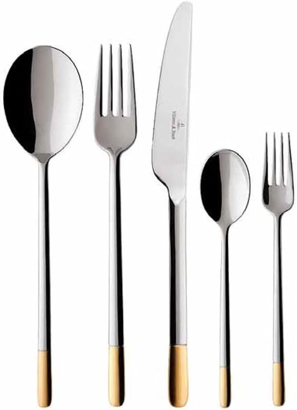 Sada luxusních,zlacených příborů, 24ks/30ks VILLEROY & BOCH ELLA - 30 kusů