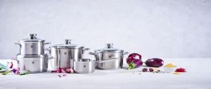 Sada hrnců ZWILLING-FOCUS 5ks, vhodné pro indukci, nerezová ocel ZWILLING