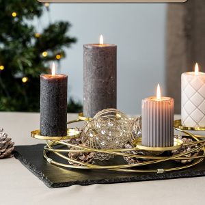 Adventní věnec Bremermann z ušlechtilé oceli,varianty