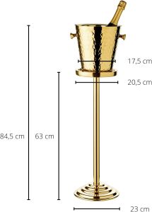 Chladič sektu EDZARD (Ø 22 cm) z ušlechtilé oceli,varianty
