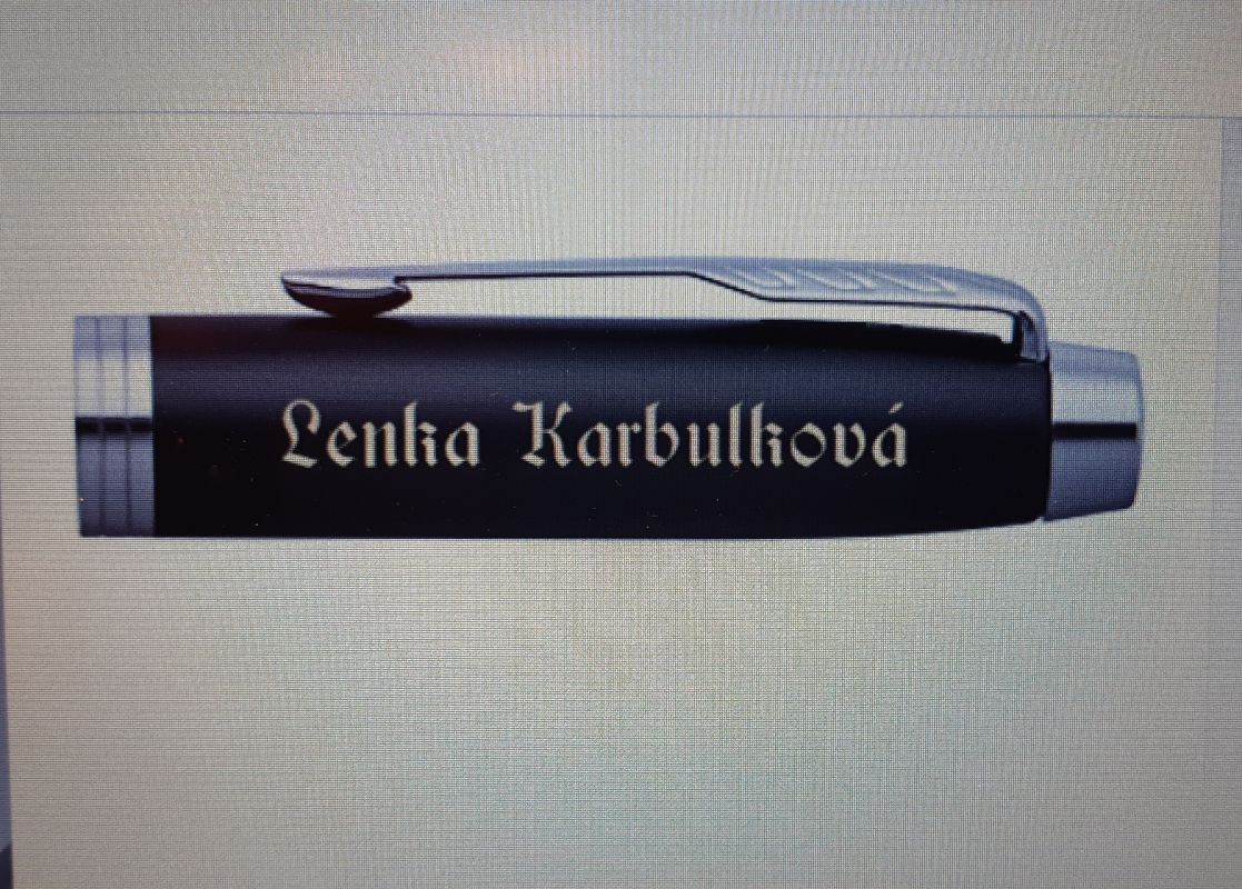 Plnicí pero Waterman Hémisphère s laserovým gravírováním,varianty - Písmo 6