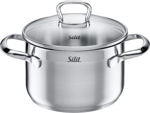 Sada hrnců SILIT-SCALEA , luxusní, ušlechtilá ocel, mat, 6dílná