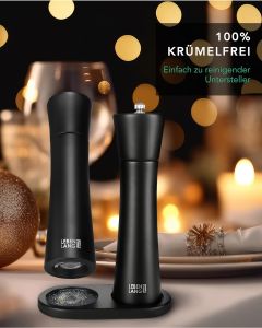 Sada luxusních mlýnků na koření LEBENLANG,akátové dřevo