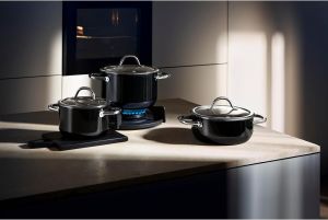 WMF indukční sada hrnců Fusiontec Inspire se skleněnou poklicí,3ks