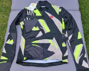 Cyklistický dres CASTELLI Tropicale unisex s dlouhým rukávem,zateplený,vel.S