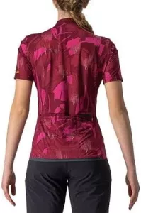 Cyklistický dres CASTELLI UNLIMITED Sentiero s krátkým rukávem,vínová,vel.XL
