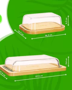 Dózy na sýry a máslo CeleBig® se skleněným víkem,varianty: