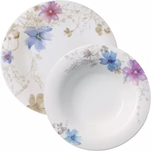 Jídelní souprava VILLEROY & BOCH Mariefleur Gris Basic,12dílná