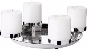 Luxusní adventní věnec EDZARD z ušlechtilé oceli, varianty: | Kaya, Marbella, Laval