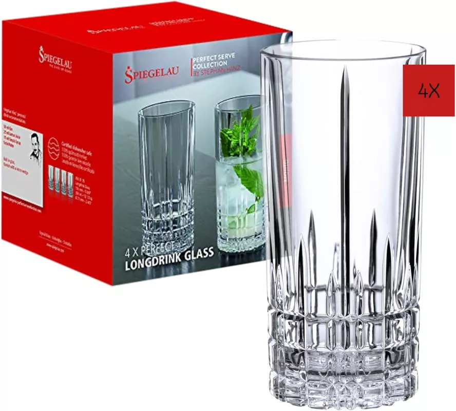 Sklenice na long drink, Spiegelau & Nachtmann 4ks, varianty - 4ks sklenic na vodu 350ml