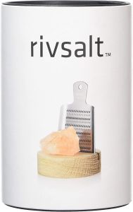 Slánka RIVSALT s krystalem pravé himálajské soli a struhadlem,varianty