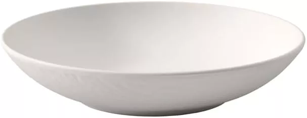 Jídelní talíře VILLEROY & BOCH Manufacture Rock,černá/bílá - Polévkový talíř bílý, 23,5cm
