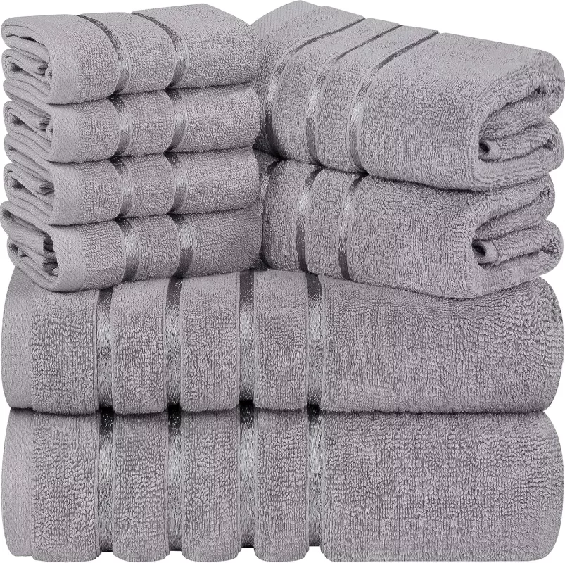 8 dílná sada osušek a ručníků UTOPIA TOWELS 100% bavlna, varianty:
