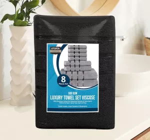 8 dílná sada osušek a ručníků UTOPIA TOWELS 100% bavlna, varianty: