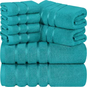8 dílná sada osušek a ručníků UTOPIA TOWELS 100% bavlna, varianty:
