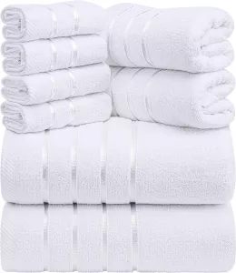 8 dílná sada osušek a ručníků UTOPIA TOWELS 100% bavlna, varianty: